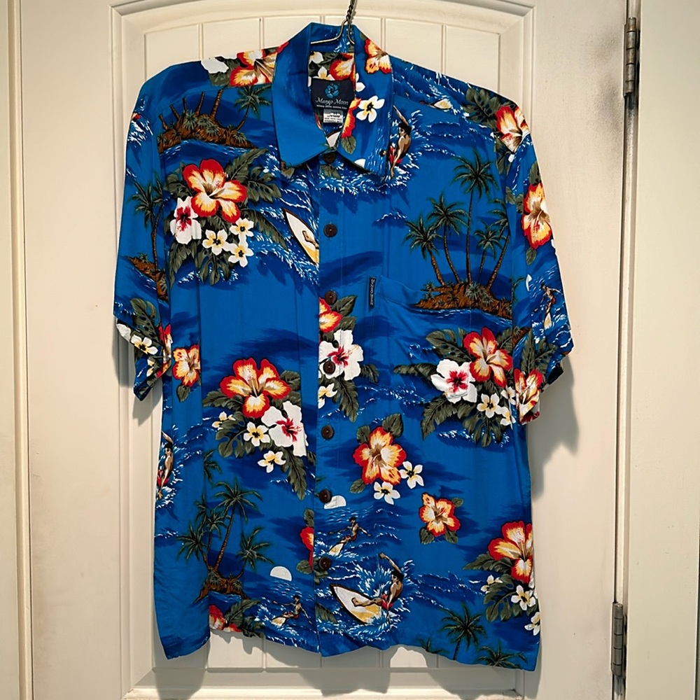 SALE! Mango Moon Hawaiian Shirt